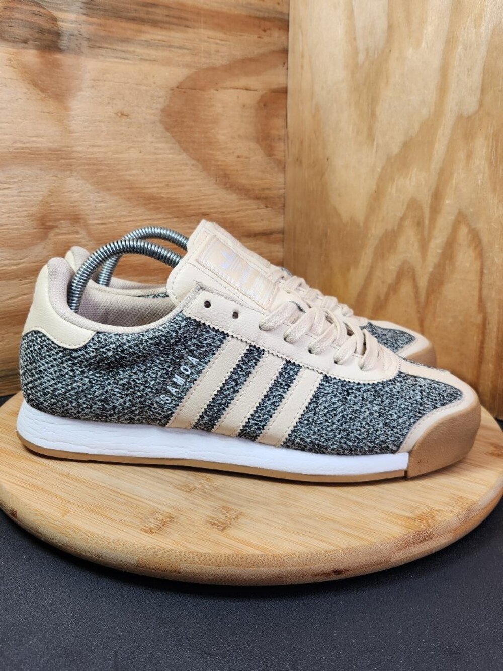 Adidas Samoa Tex Linen Womens Tweed Sneakers Size 9